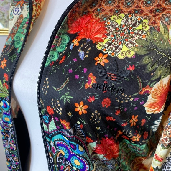 Adidas x Farm Rio Jardín Agartha Jacket Floral Size Medium - Picture 4 of 8